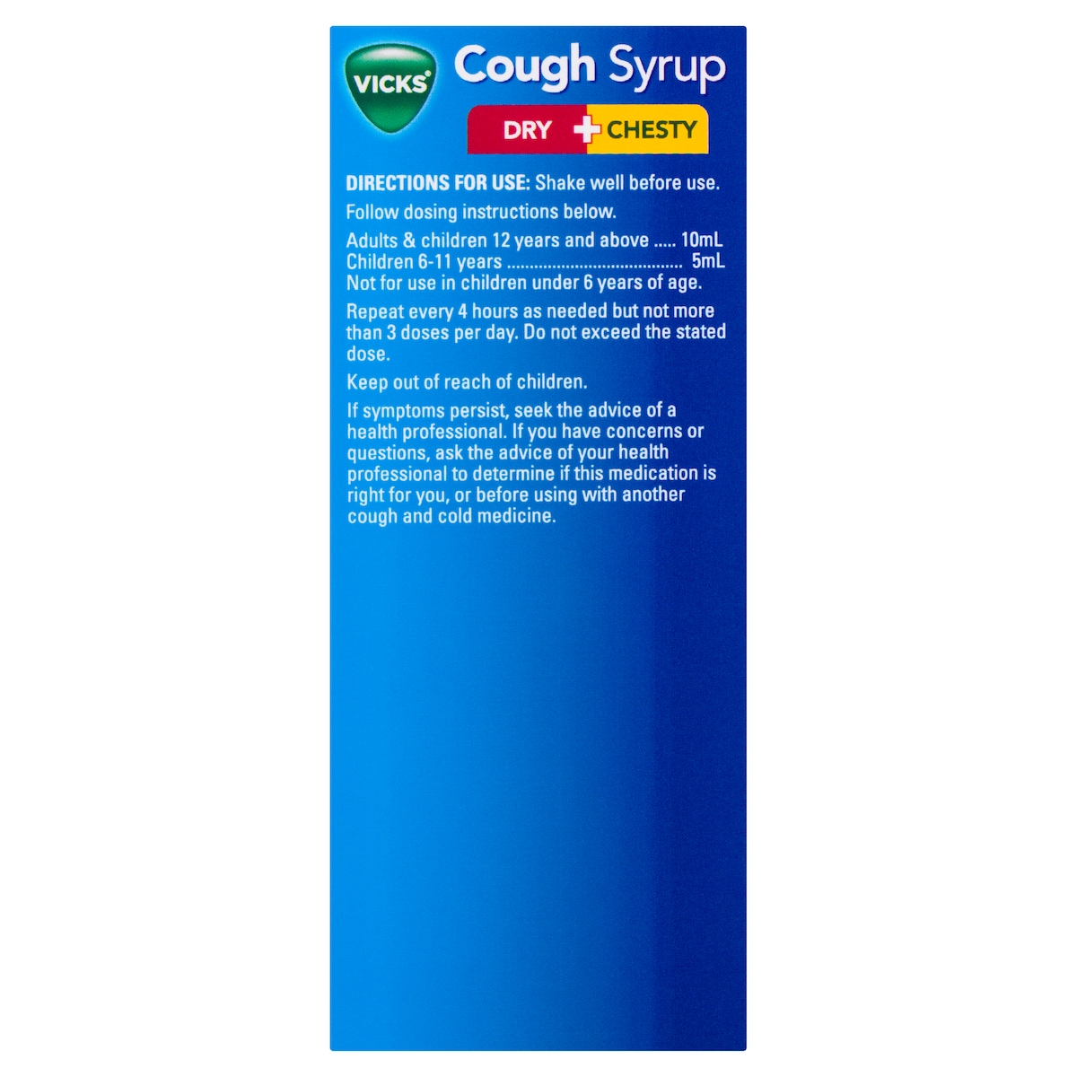 Vicks 2In1 Dry & Chesty Cough Liquid 200Ml