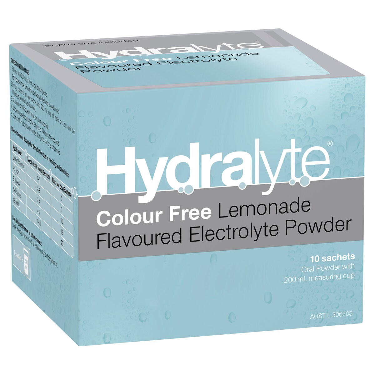 Hydralyte Electrolyte Powder Lemonade 10 Sachets