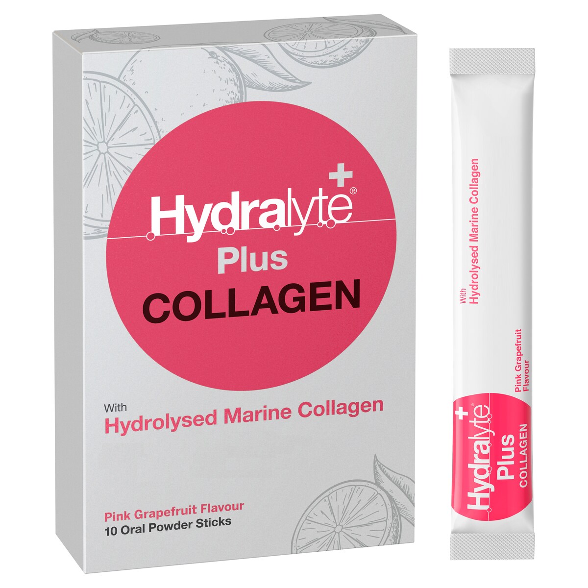 Hydralyte Plus Collagen Powder 10 Sticks