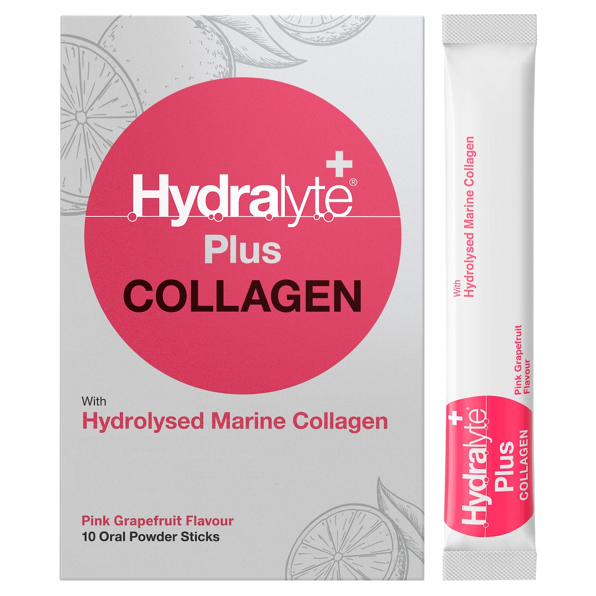 Hydralyte Plus Collagen Powder 10 Sticks