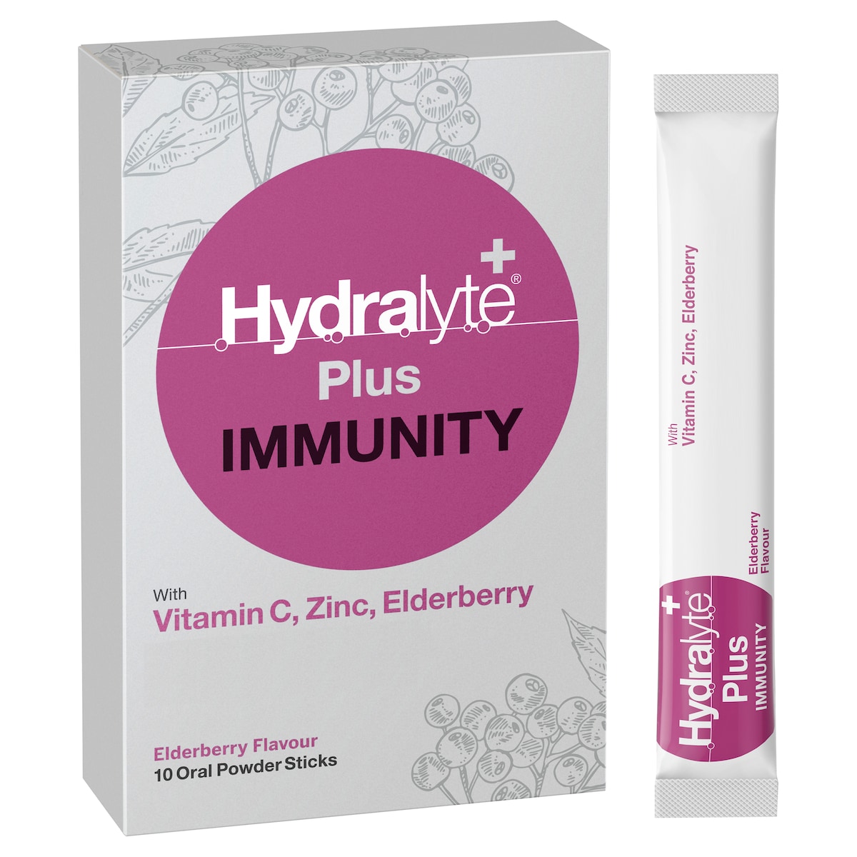 Hydralyte Plus Immunity Powder 10 Sticks