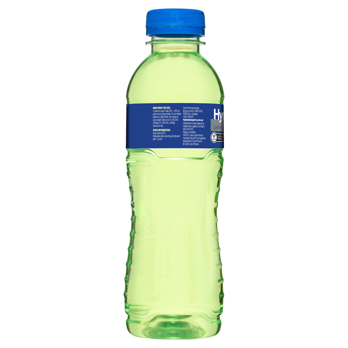 Hydralyte Sports Ready To Drink Lemon Lime 600Ml