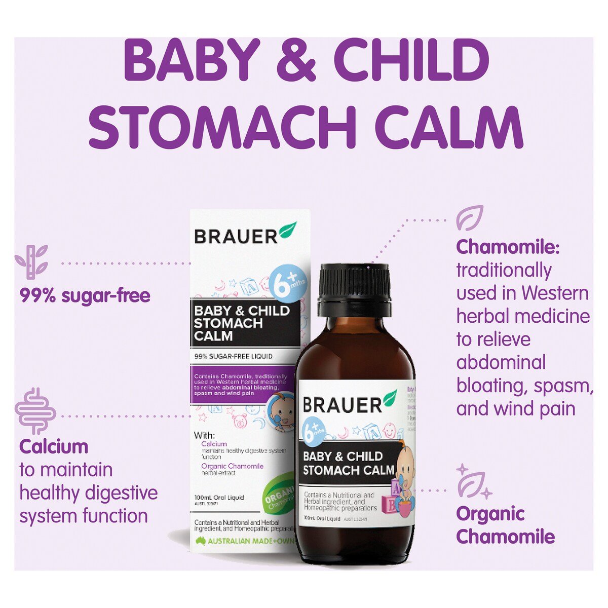 Brauer Baby & Child Stomach Calm 100Ml