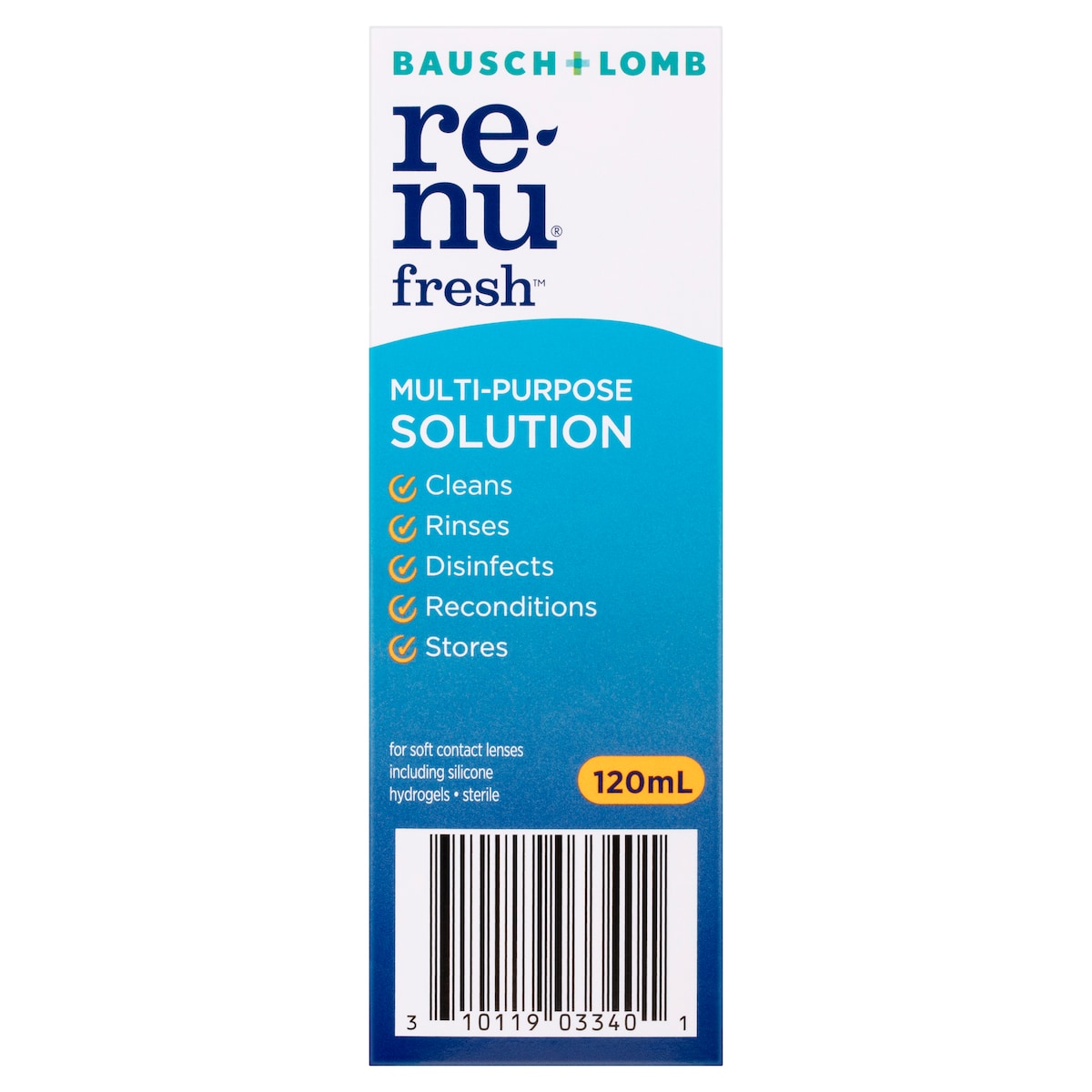 Bausch & Lomb Renu Fresh Multi-Purpose Solution 120Ml