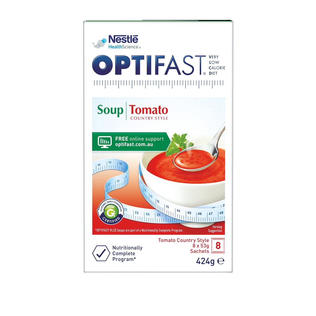 Optifast Vlcd Soup Tomato 8 Serves