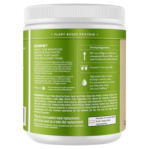 Isowhey Plant-Based Meal Replacement Shake Vanilla 550G