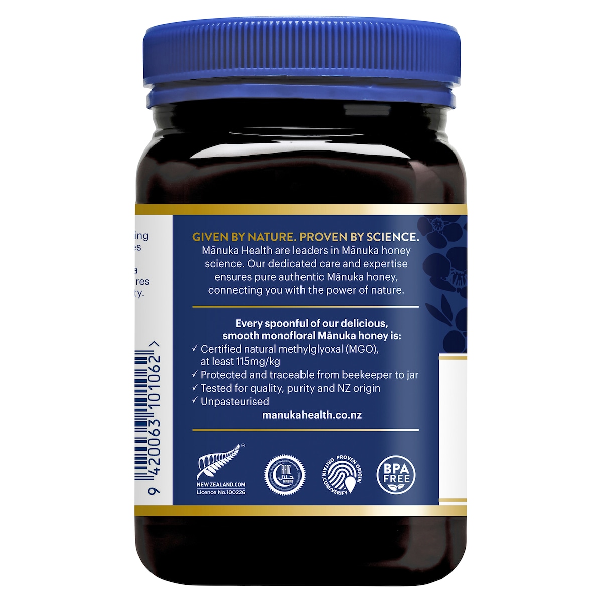 Manuka Health Mgo 115+ Umf 6 Manuka Honey 500G