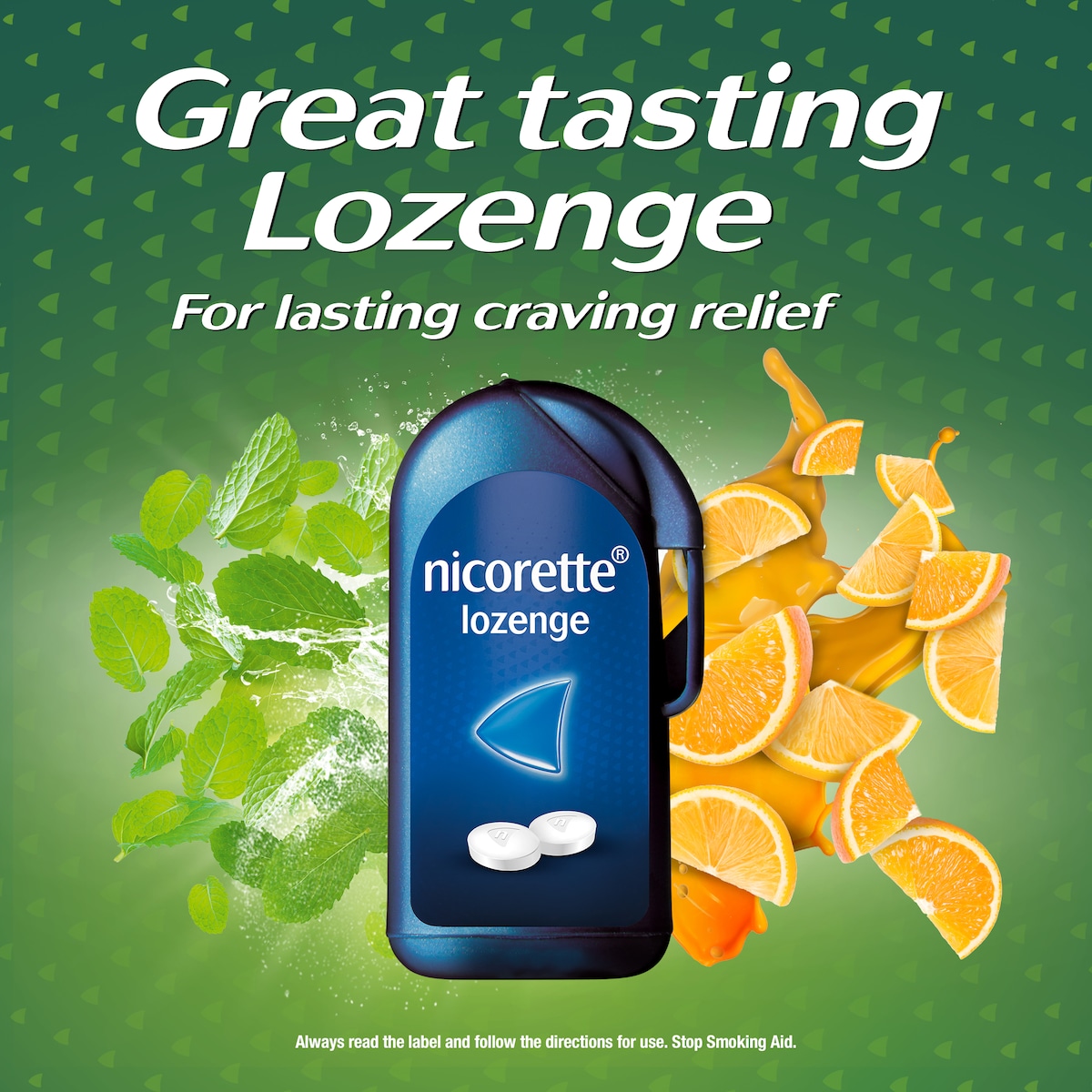 Nicorette Quit Smoking Cooldrops Icy Mint 4Mg 80 Nicotine Lozenges