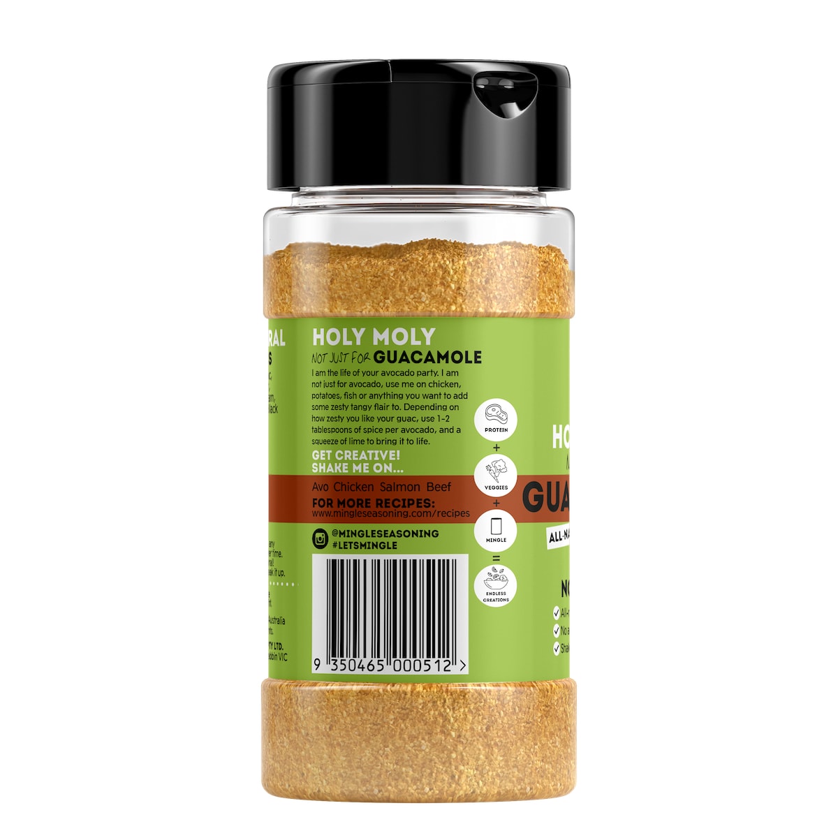 Mingle Seasoning Holy Moly Not Just For Guacamole 120G