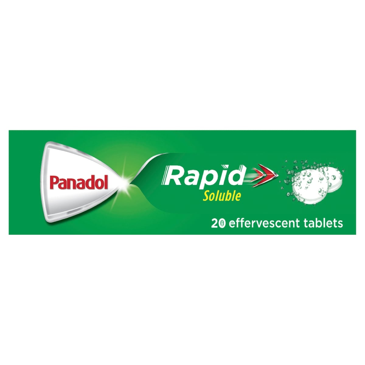 Panadol Rapid Soluble Fast Pain Relief 20 Effervescent Tablets