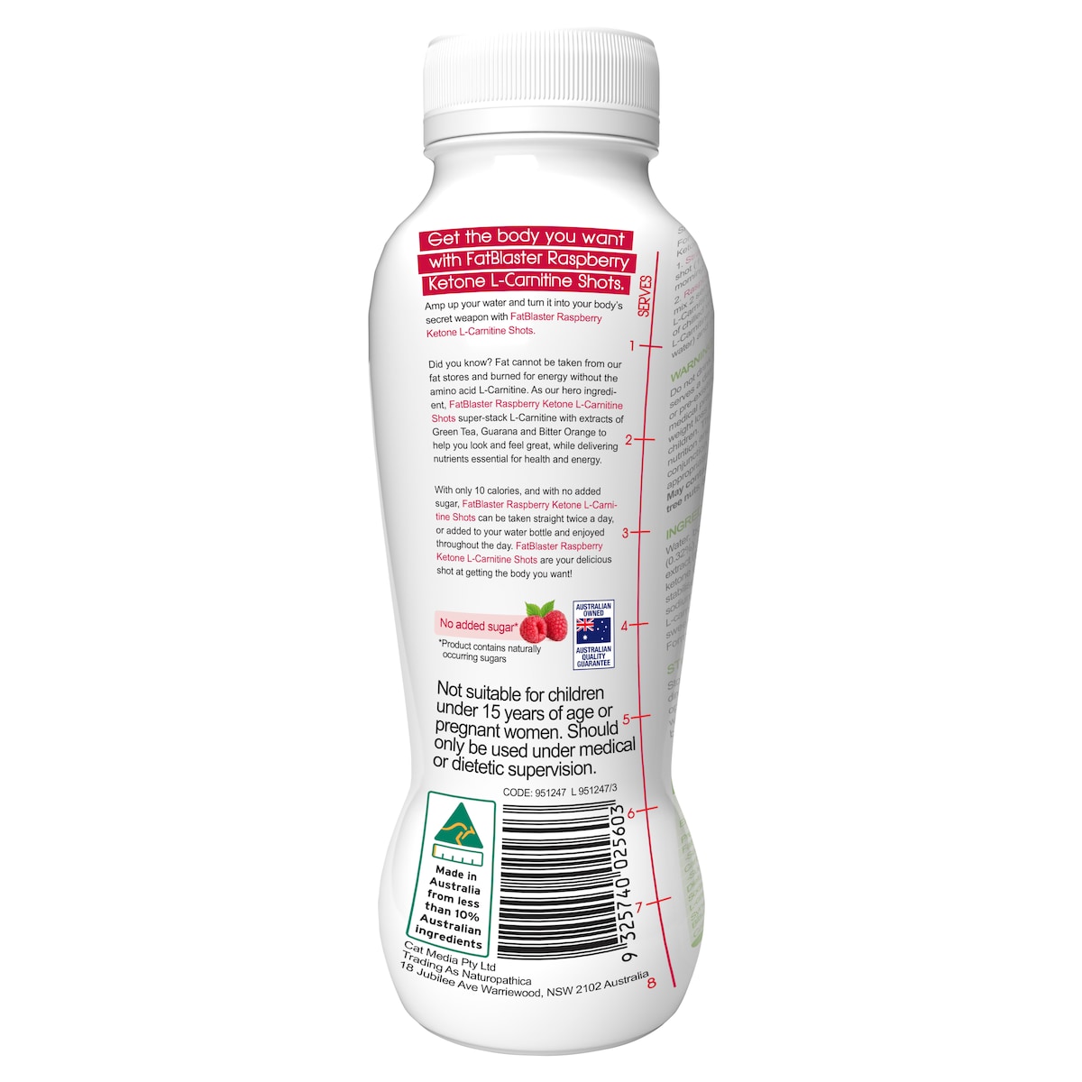 Naturopathica Fatblaster Raspberry Ketone 375Ml