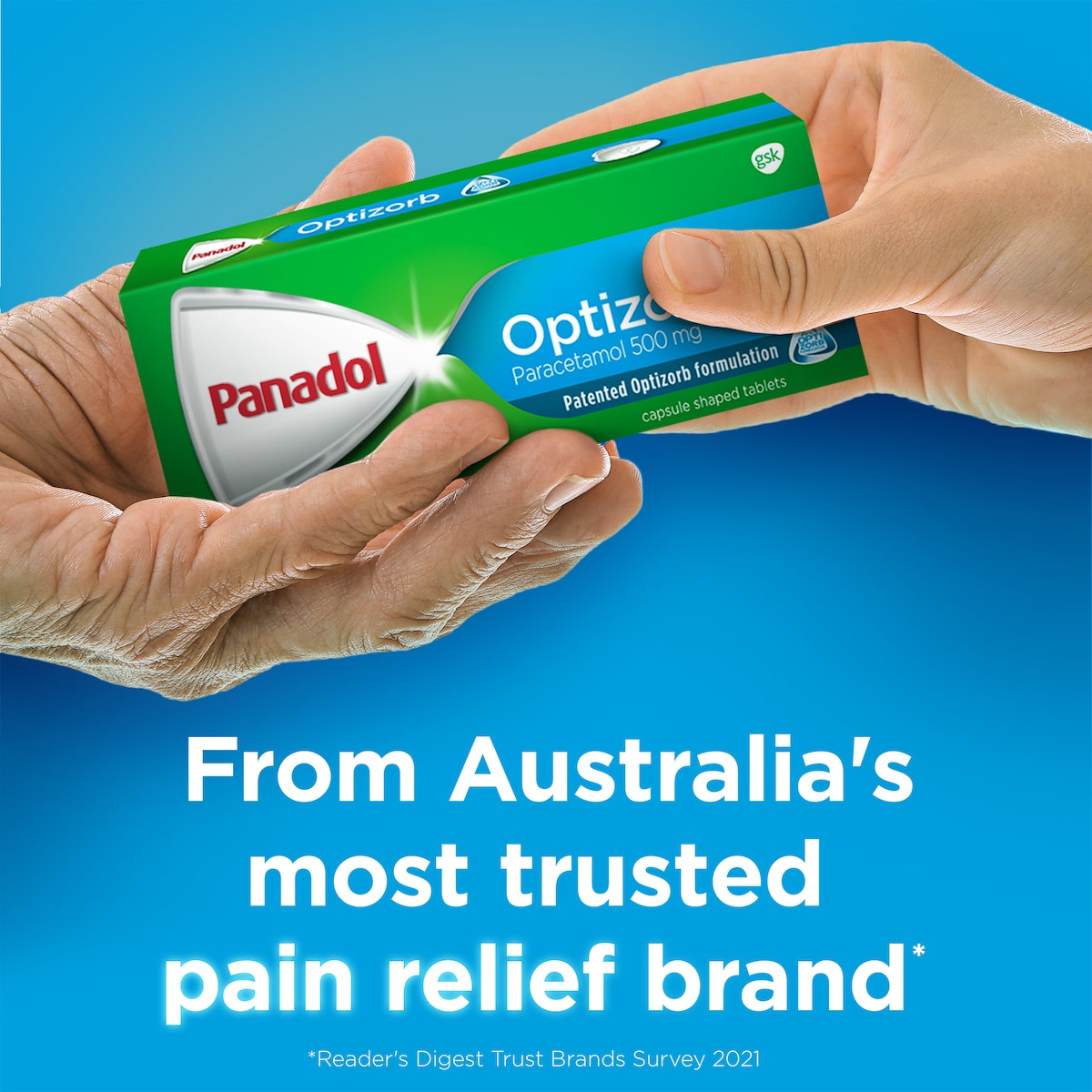 Panadol With Optizorb Pain Relief 20 Caplets