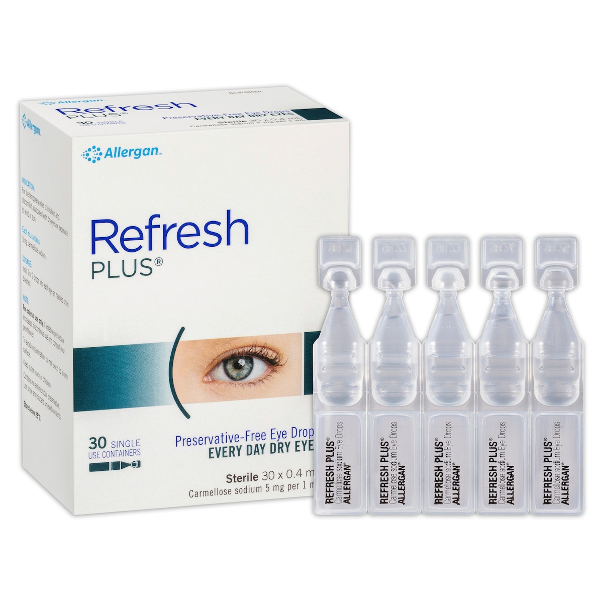 Refresh Plus Lubricant Eye Drops 0.4Ml X 30 Vials