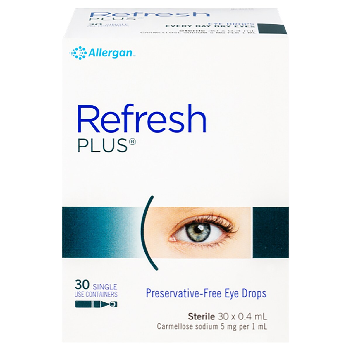 Refresh Plus Lubricant Eye Drops 0.4Ml X 30 Vials