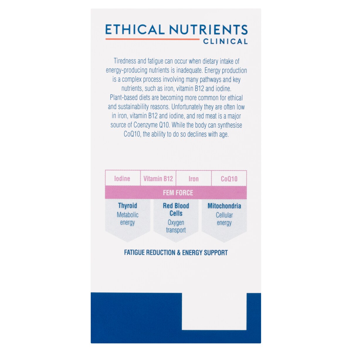 Ethical Nutrients Clinical Fem Force 30 Capsules