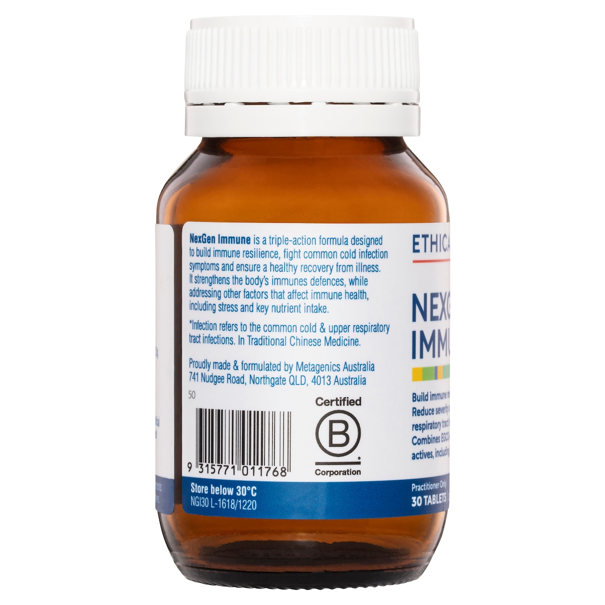 Ethical Nutrients Clinical Nexgen Immune 30 Tablets