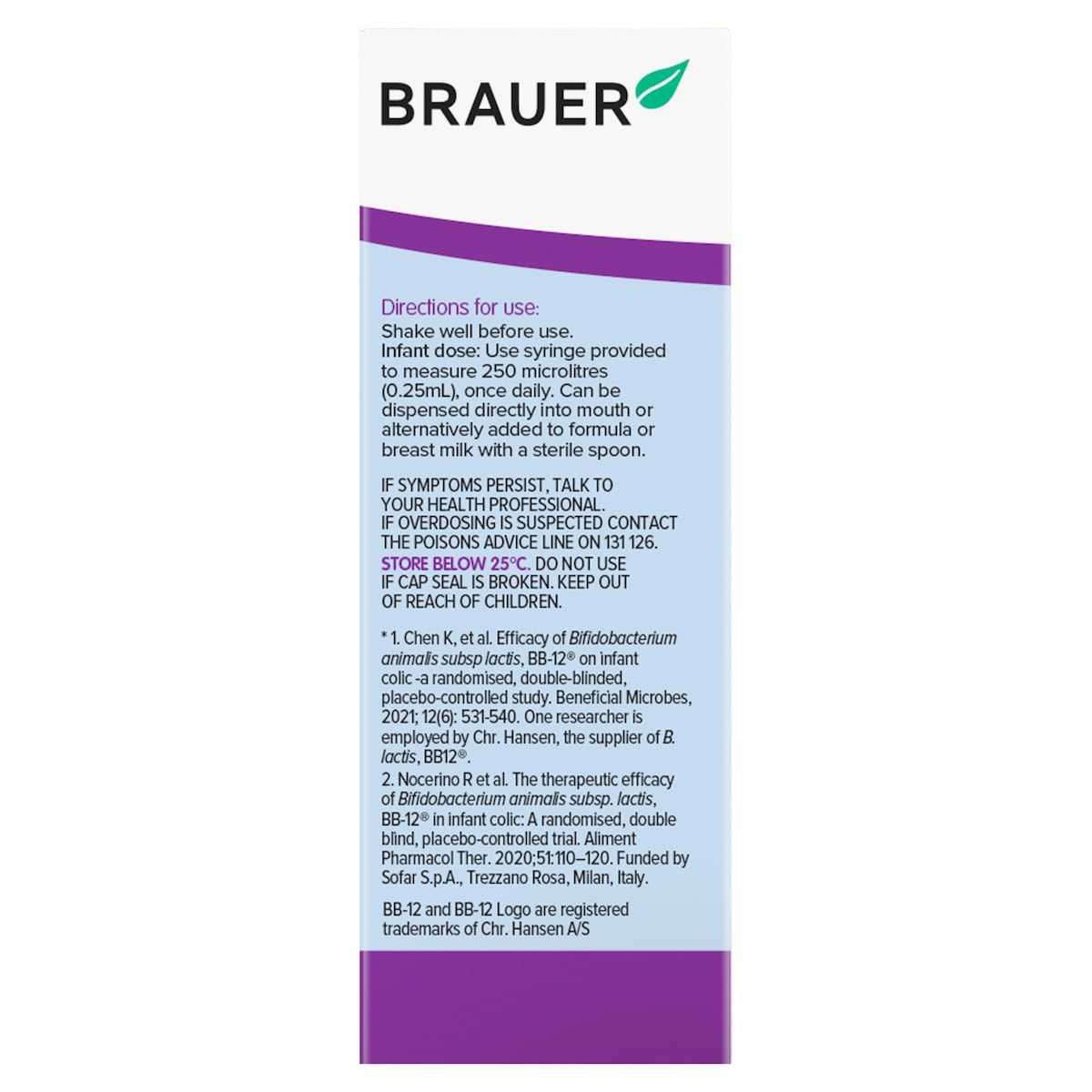 Brauer Baby & Child Coliceze Probiotic Drops For Infants 7.5Ml