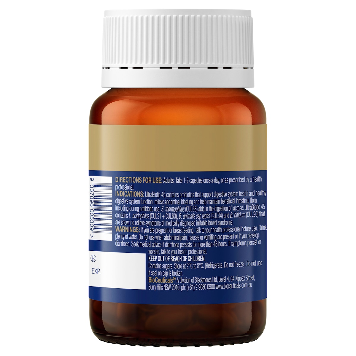 Bioceuticals Ultrabiotic 45 30 Capsules