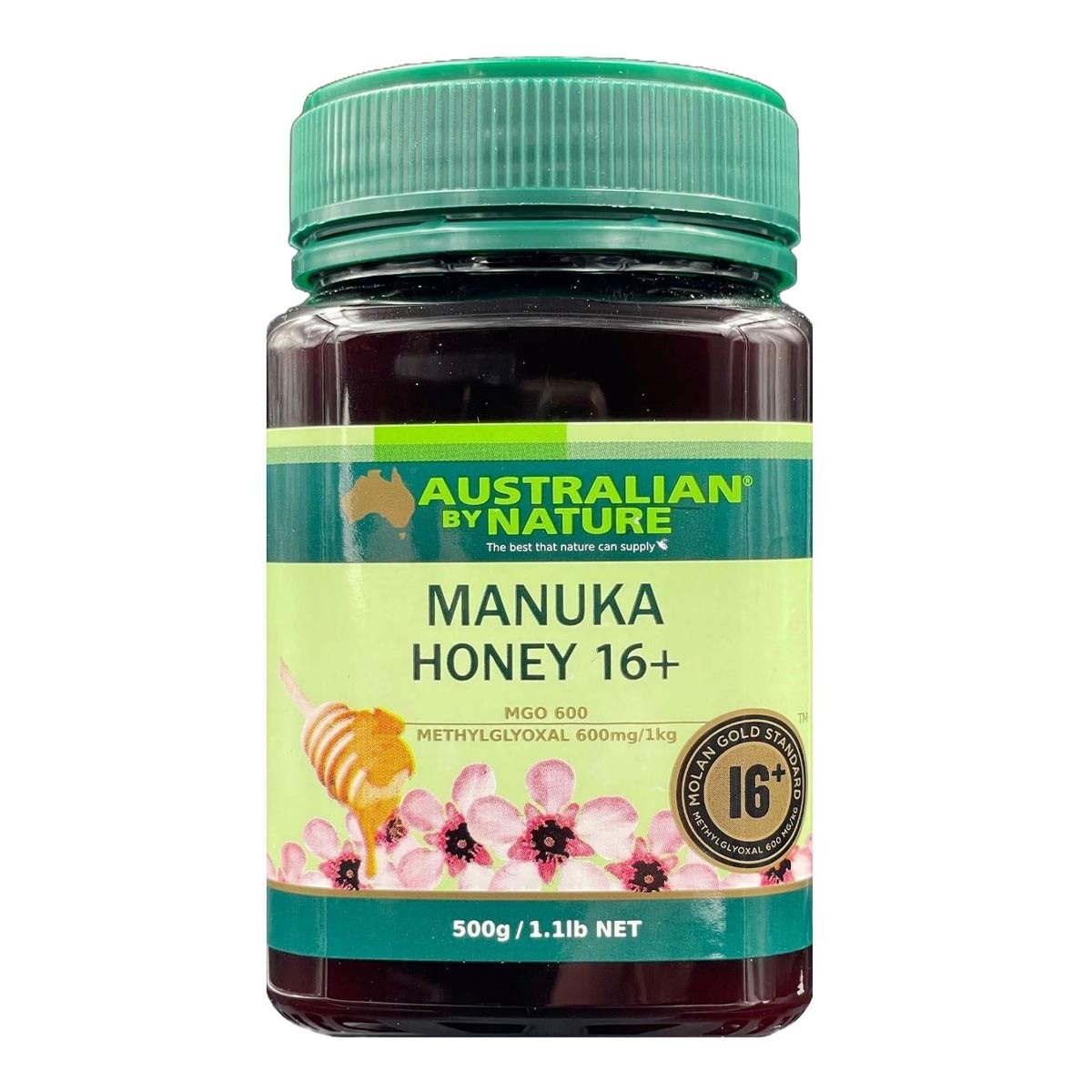 Australian By Nature Manuka Honey 16+ (Mgo 600) 500G