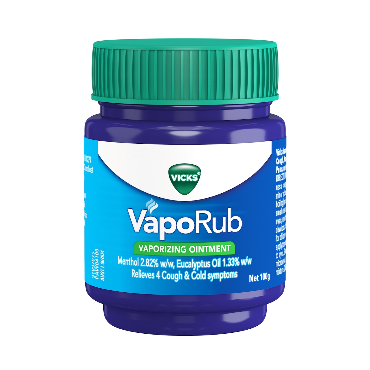 Vicks Vaporub Vaporizing Ointment 100G