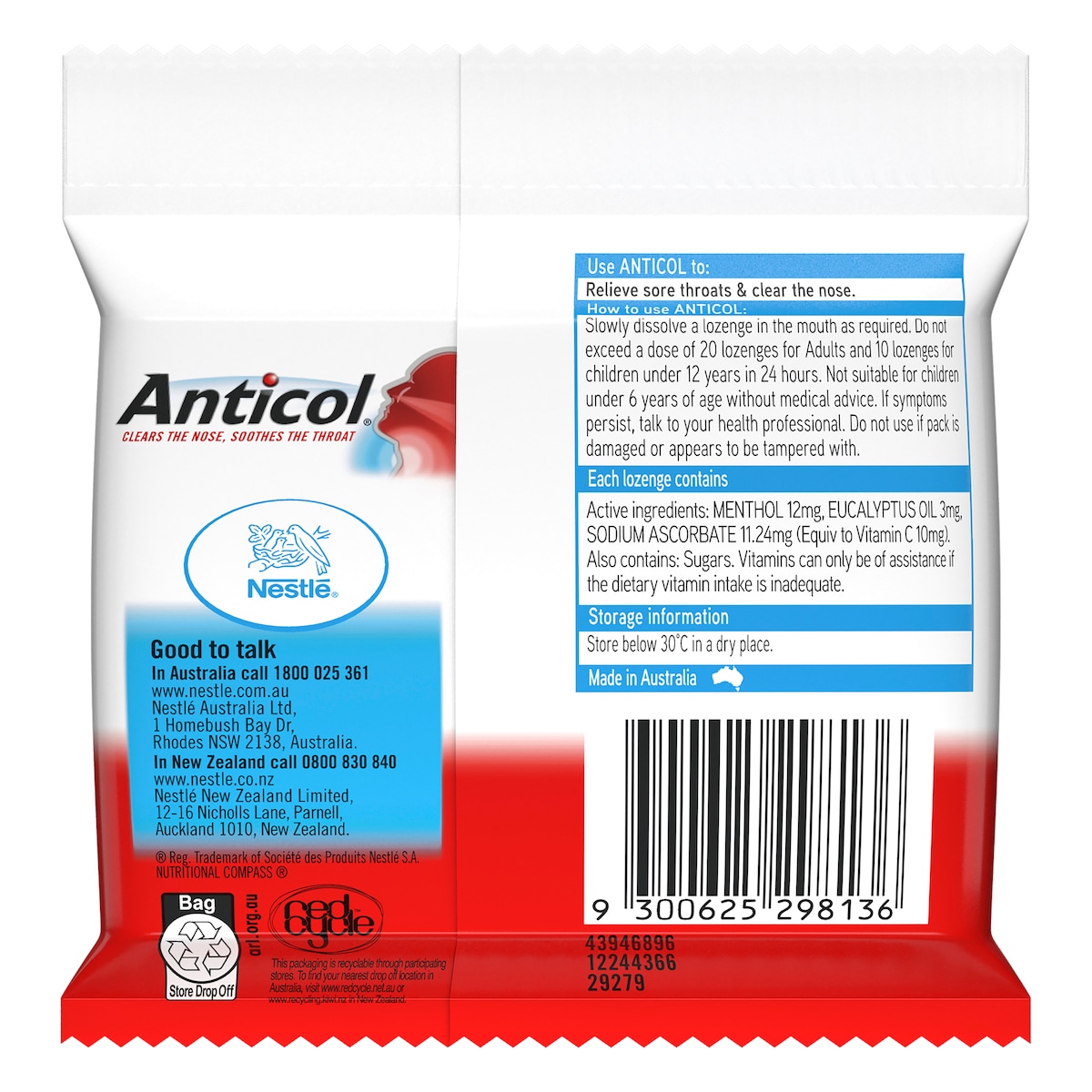 Anticol Original Multipack 3 X 10 Lozenges