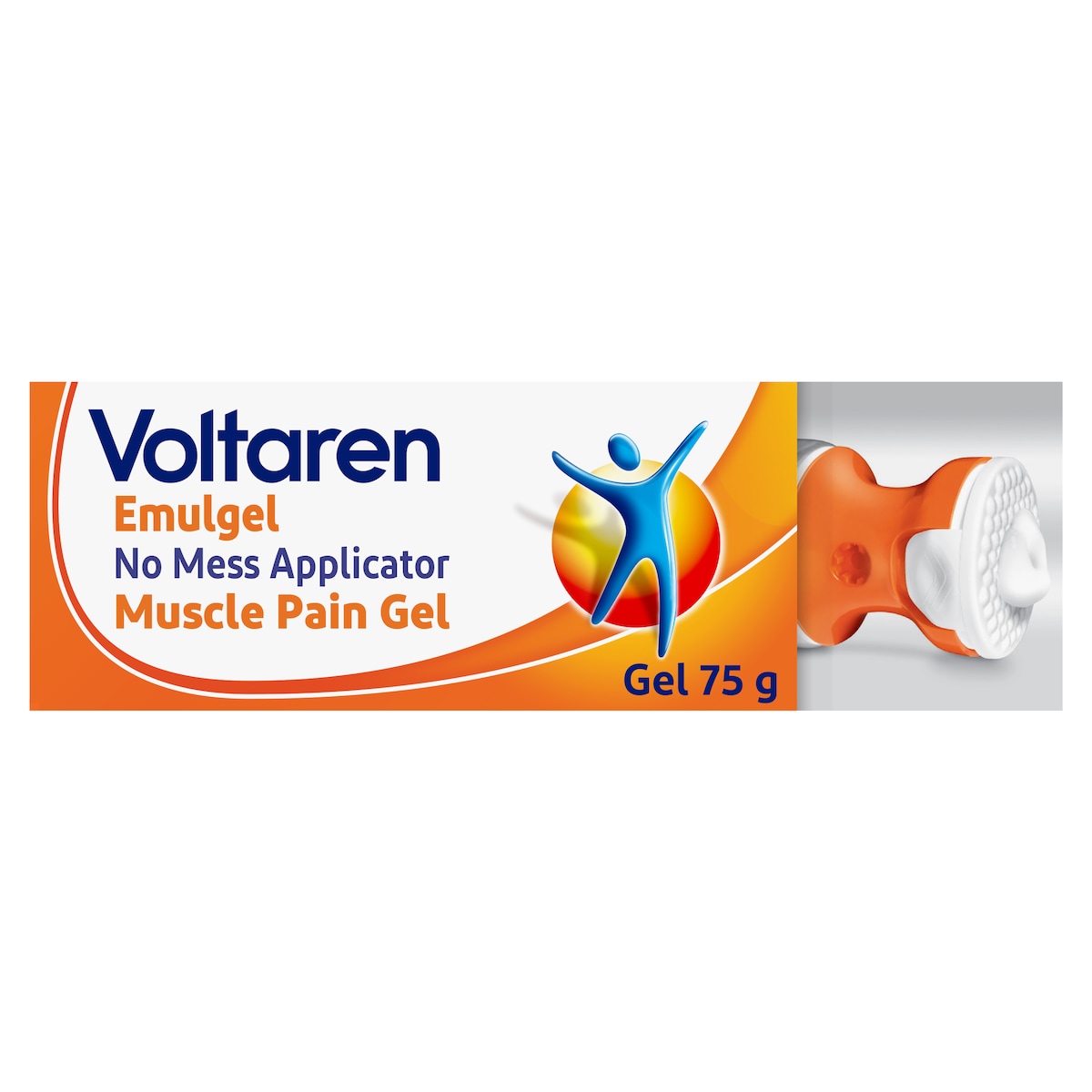 Voltaren Emulgel Muscle & Back Pain Relief With No Mess Applicator 75G