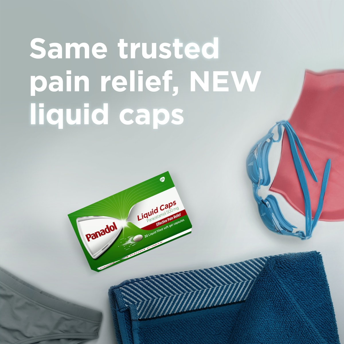 Panadol Liquid Caps Pain Relief 20 Soft Gel Capsules