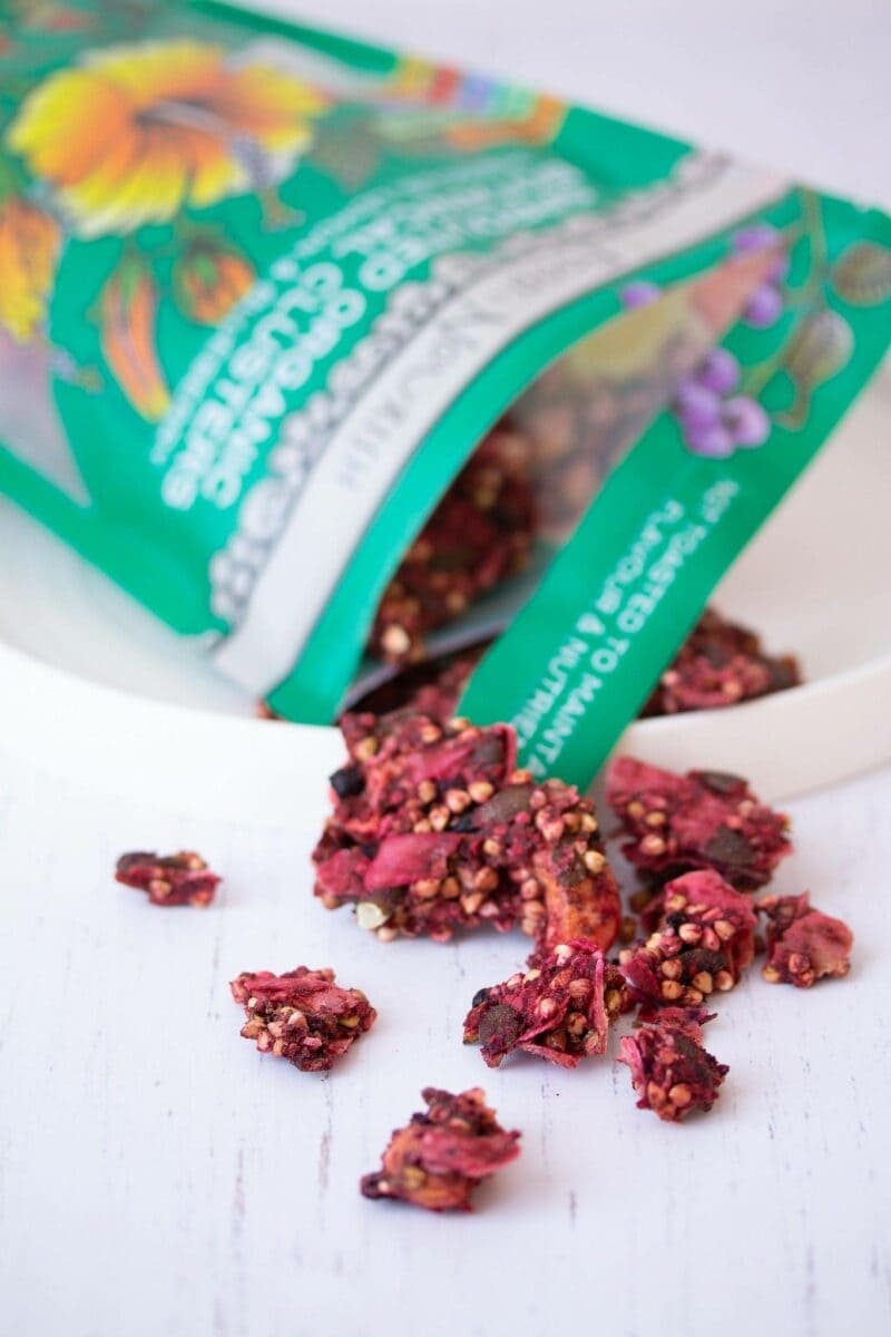 Food To Nourish Sprouted Clusters Hibiscus Lemon & Blueberry 250G