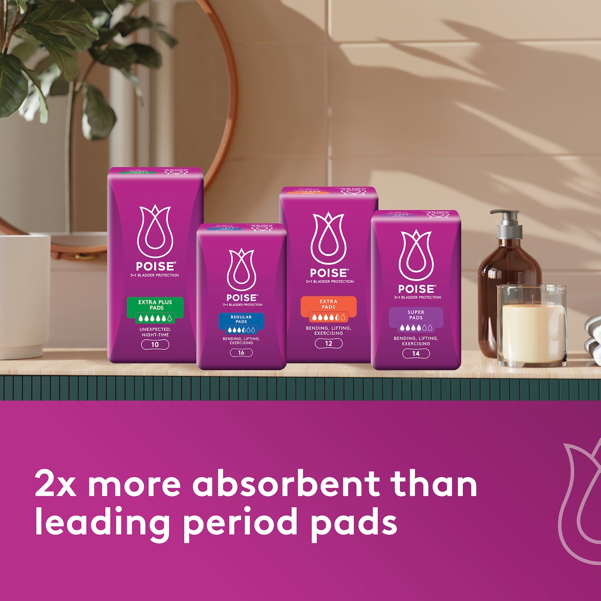 Poise Pads Ultrathins Super 12 Pack