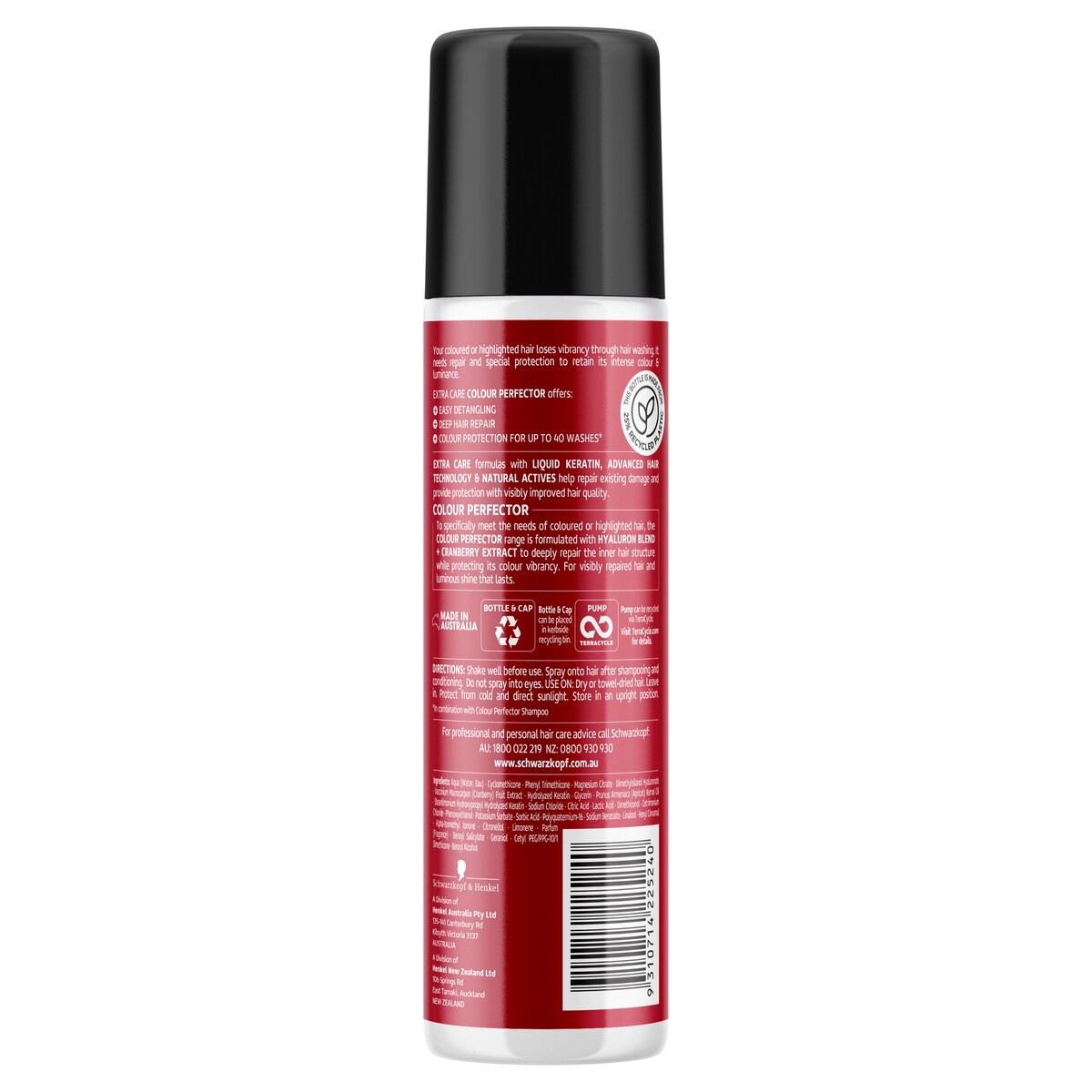 Schwarzkopf Extra Care Colour Perfector Express Repair Leave In Conditioner 200Ml