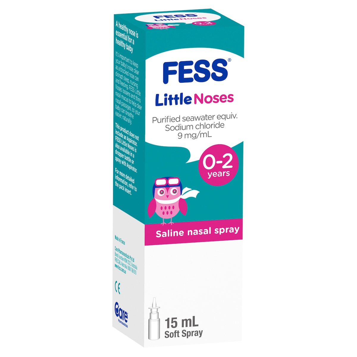 Fess Little Noses Saline Nasal Spray 15Ml