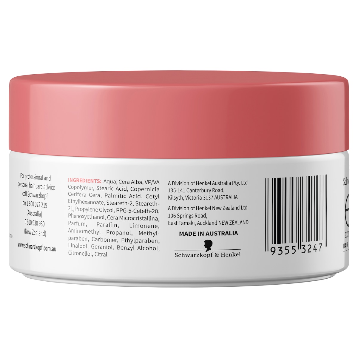 Schwarzkopf Extra Care Texture Styling Cream 85Ml