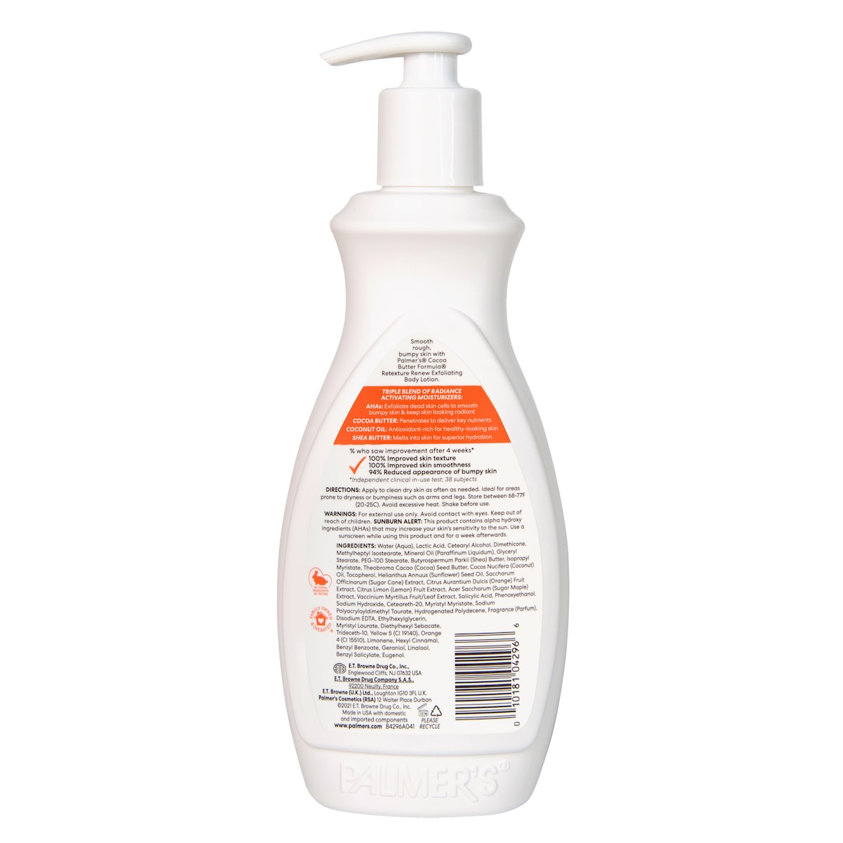 Palmers Cocoa Butter Retexture & Renew Exfoliating Body Lotion 400Ml