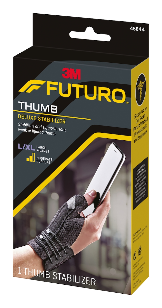 Futuro Deluxe Thumb Stabiliser Large/Extra Large Black