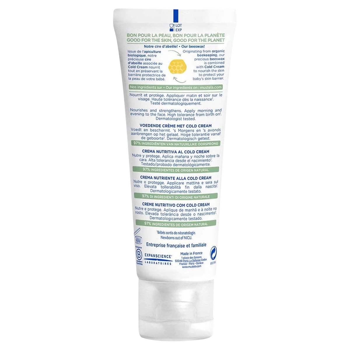 Mustela Nourishing Face Cream With Cold Cream 40Ml