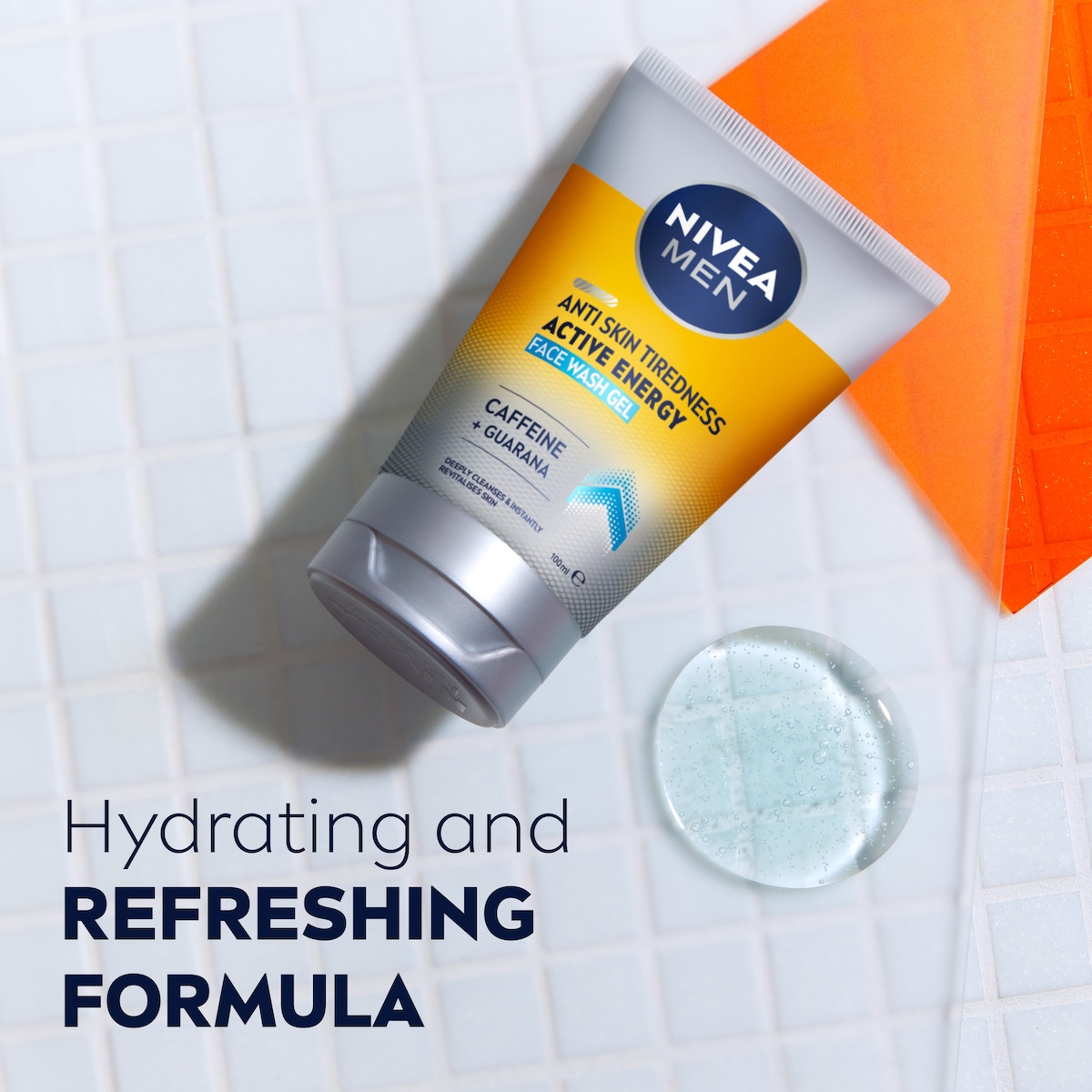 Nivea For Men Skin Energy Face Wash Gel 100Ml