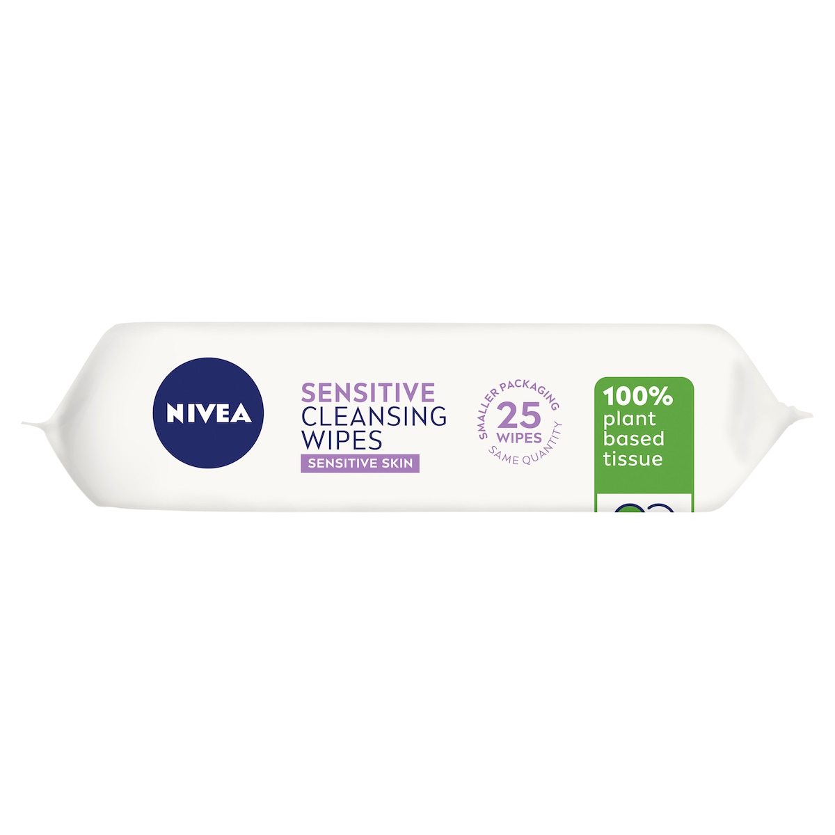 Nivea Sensitive Biodegradable Facial Cleansing Wipes 25 Pack