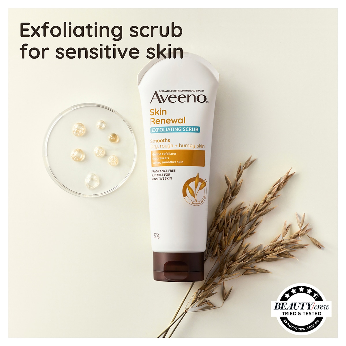 Aveeno Skin Renewal Exfoliating Scrub 225G