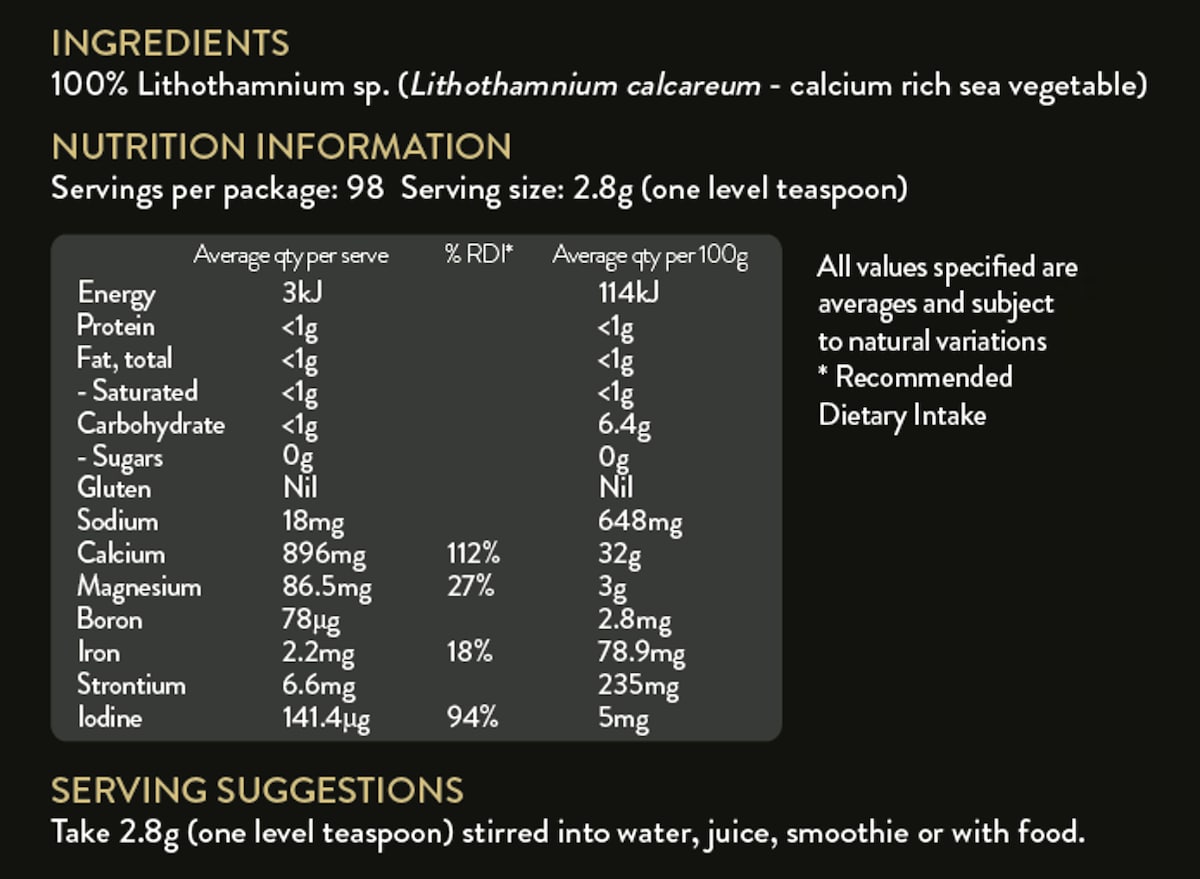 Vitus Calcium Vegan Powder 275G