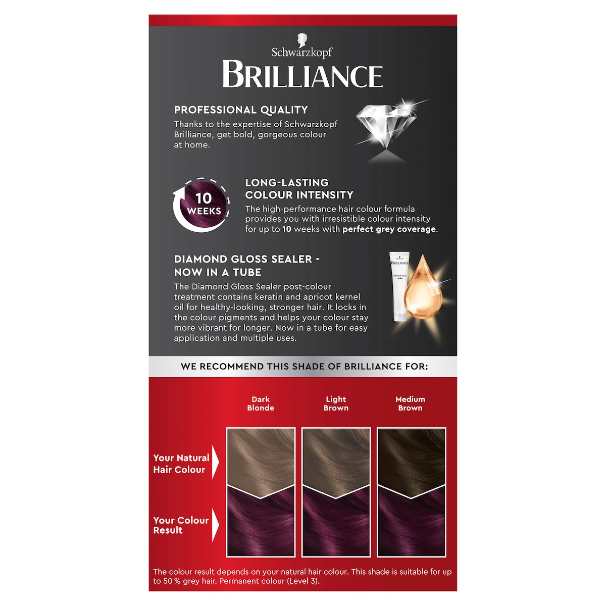 Schwarzkopf Brilliance Permanent Hair Colour 59 Violet Wild Silk