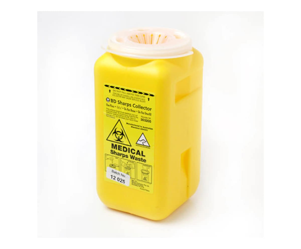 Sharps Collector Medical Sharps Waste 1.4 Litre