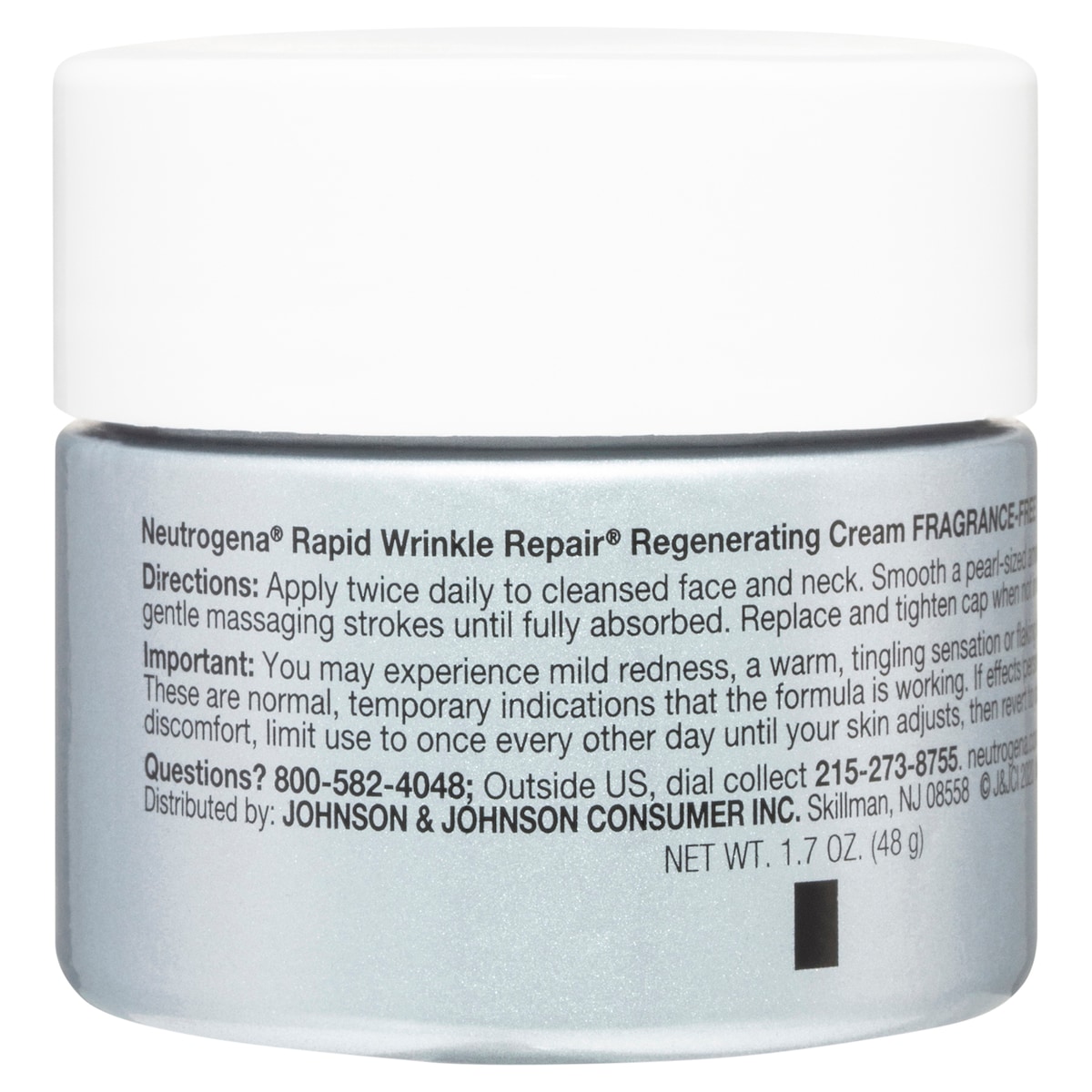 Neutrogena Rapid Wrinkle Repair Retinol Regenerating Face Cream Fragrance Free 48G