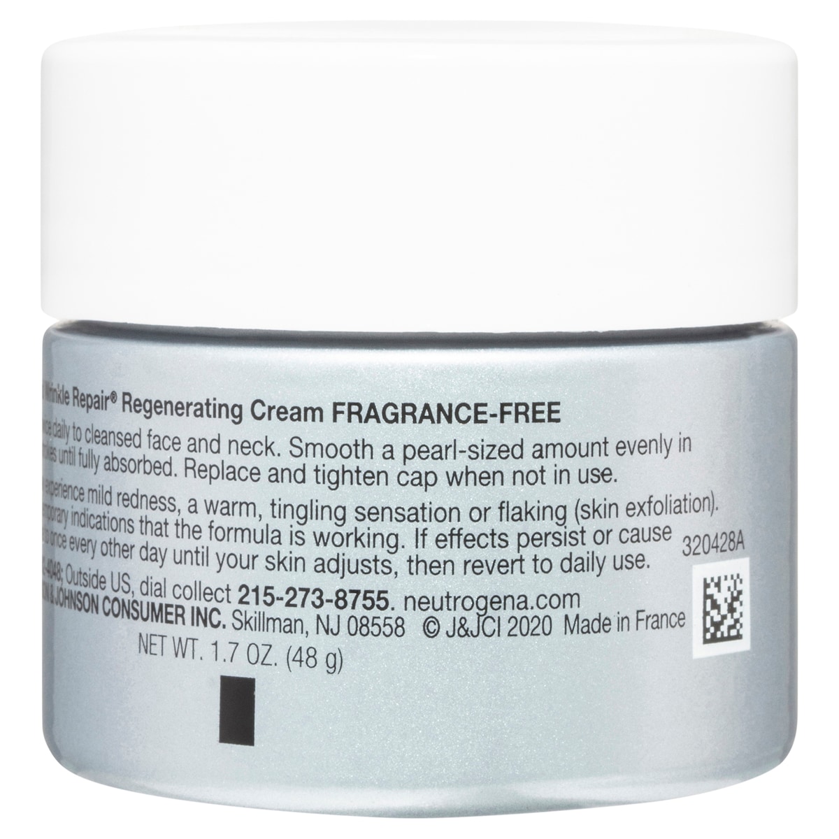 Neutrogena Rapid Wrinkle Repair Retinol Regenerating Face Cream Fragrance Free 48G