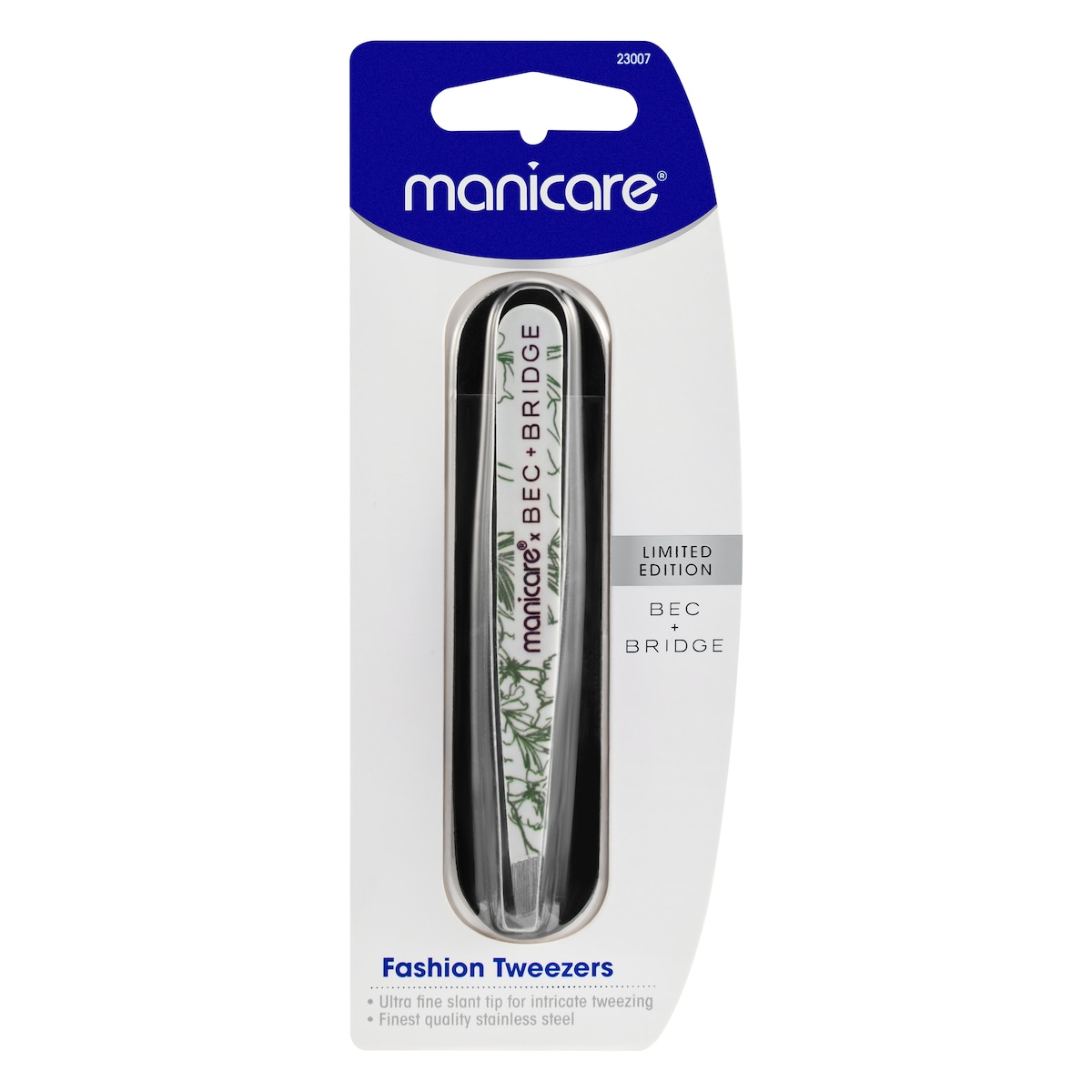 Manicare Fashion Tweezer Slant Tips 1 Pack Assorted Colours