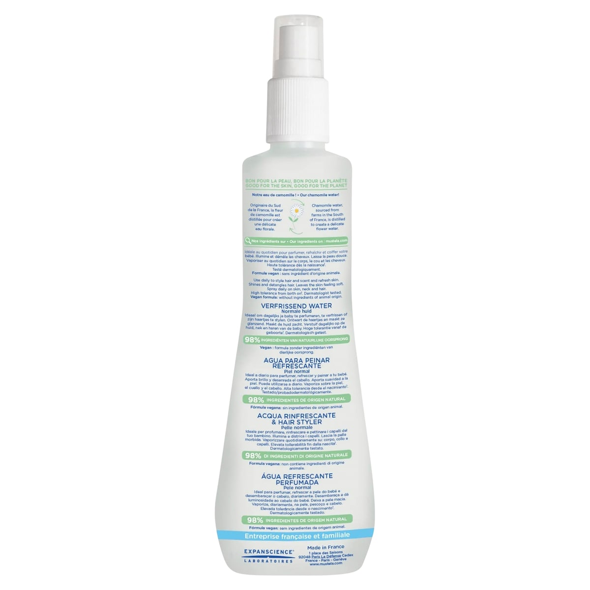 Mustela Hair Styler & Skin Freshener 200Ml