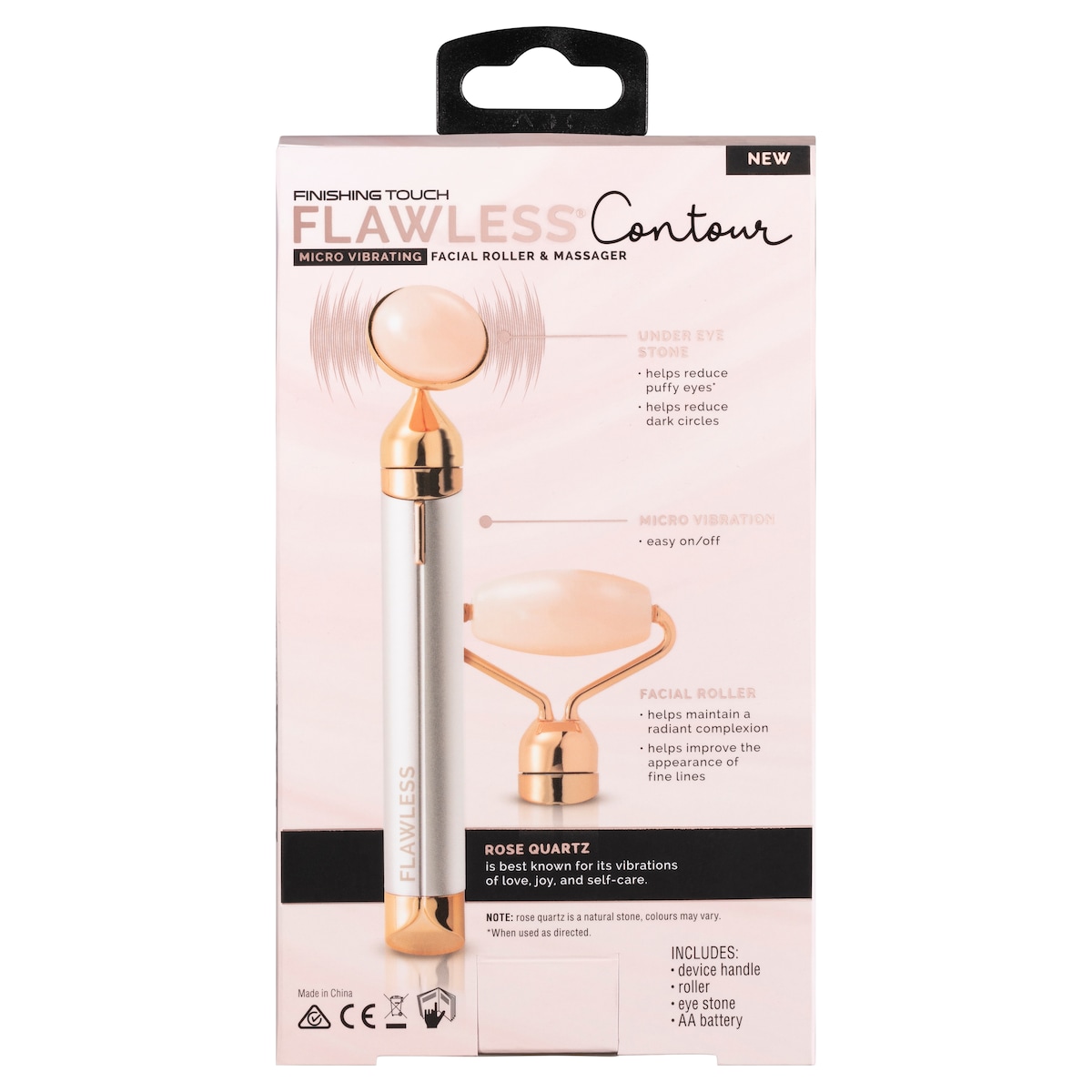 Finishing Touch Flawless Micro Vibrating Quartz Contour Roller