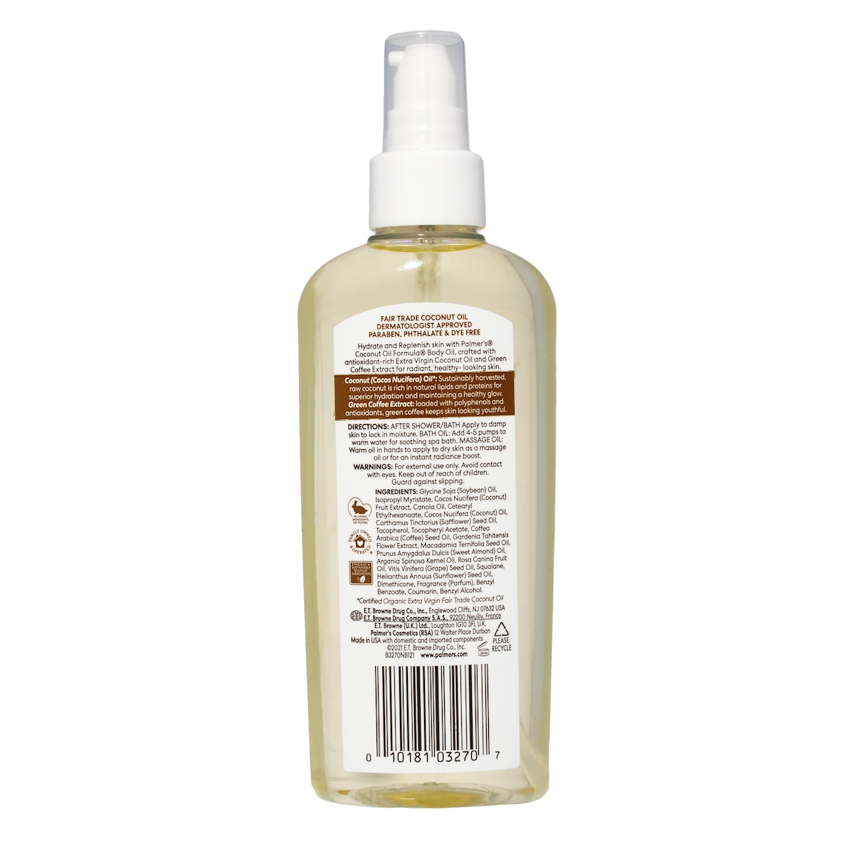 Palmers Coconut Oil Body Oil 150Ml