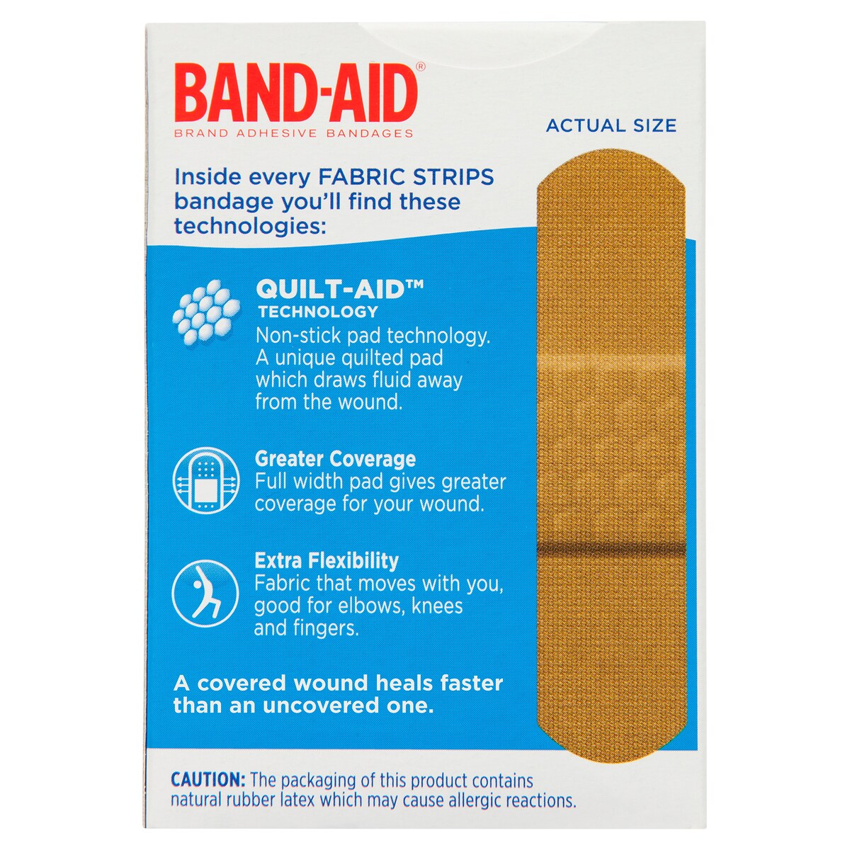 Band-Aid Fabric Strips 50 Sterile Strips