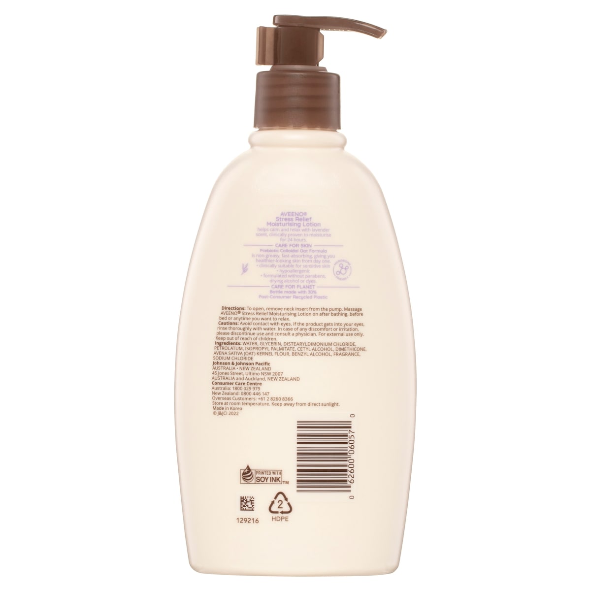 Aveeno Active Naturals Stress Relief Moisturising Lotion Fragranced 354Ml