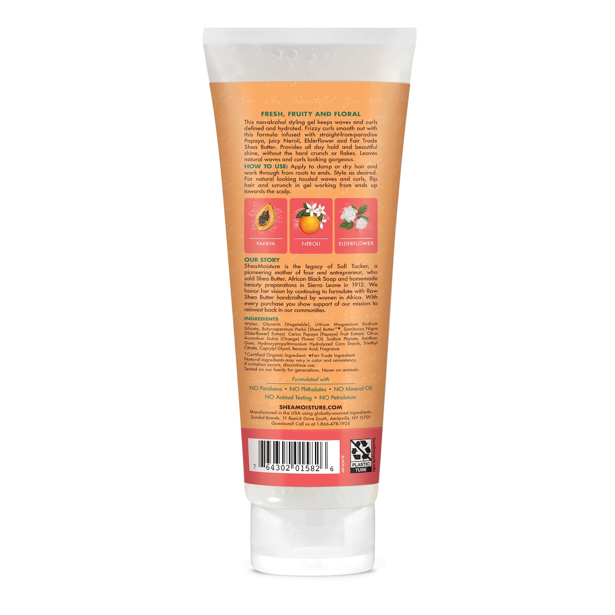 Shea Moisture Papaya & Neroli All Day Frizz Control Styling Gel 237Ml